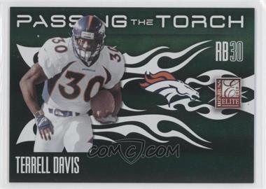 2010 Donruss Elite - Passing the Torch - Green #7 - Knowshon Moreno, Terrell Davis /99