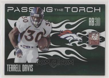 2010 Donruss Elite - Passing the Torch - Green #7 - Knowshon Moreno, Terrell Davis /99 [Noted]