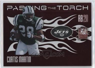 2010 Donruss Elite - Passing the Torch - Red #10 - Curtis Martin, Shonn Greene /999