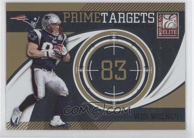 2010 Donruss Elite - Prime Targets - Gold #20 - Wes Welker /999