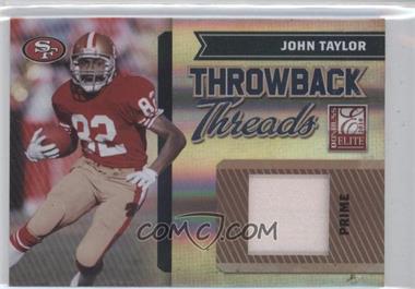 2010 Donruss Elite - Throwback Threads - Prime #9 - John Taylor /50