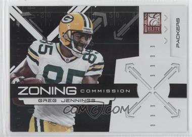 2010 Donruss Elite - Zoning Commission - Black #5 - Greg Jennings /99