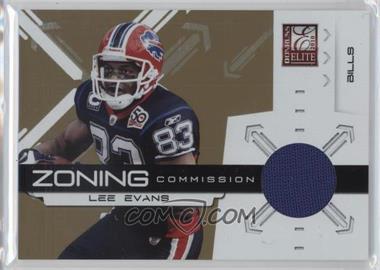 2010 Donruss Elite - Zoning Commission - Gold Jersey #8 - Lee Evans /237