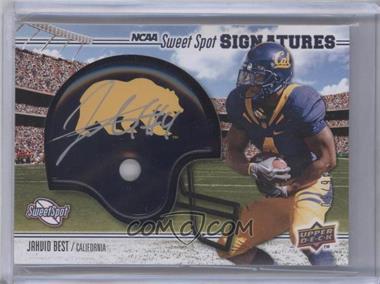 2010 NCAA Sweet Spot - [Base] - Variations #107.1 - Rookie Signatures - Jahvid Best (Blue Helmet) /50