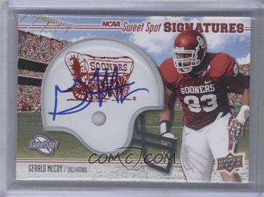 2010 NCAA Sweet Spot - [Base] - Variations #113.1 - Rookie Signatures - Gerald McCoy (White Helmet) /250