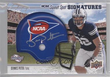 2010 NCAA Sweet Spot - [Base] - Variations #144 - Rookie Signatures - Dennis Pitta /350