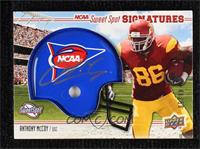 Rookie Signatures - Anthony McCoy (NCAA Helmet) #/50