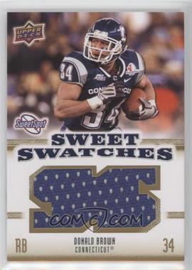 2010 NCAA Sweet Spot - Sweet Swatches #SSW-20 - Donald Brown