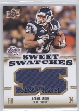 2010 NCAA Sweet Spot - Sweet Swatches #SSW-20 - Donald Brown