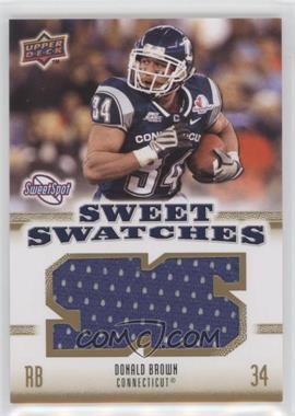 2010 NCAA Sweet Spot - Sweet Swatches #SSW-20 - Donald Brown