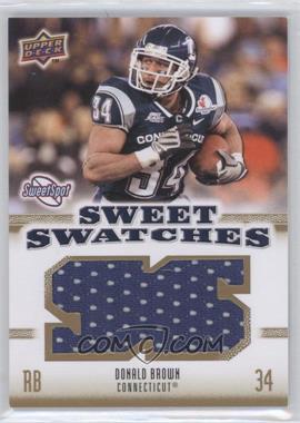 2010 NCAA Sweet Spot - Sweet Swatches #SSW-20 - Donald Brown