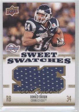 2010 NCAA Sweet Spot - Sweet Swatches #SSW-20 - Donald Brown