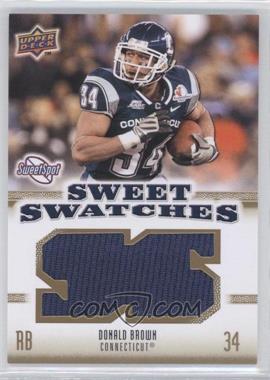 2010 NCAA Sweet Spot - Sweet Swatches #SSW-20 - Donald Brown