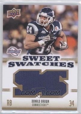 2010 NCAA Sweet Spot - Sweet Swatches #SSW-20 - Donald Brown