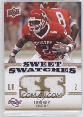 2010 NCAA Sweet Spot - Sweet Swatches #SSW-22 - Donnie Avery