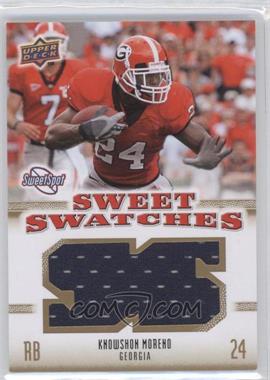 2010 NCAA Sweet Spot - Sweet Swatches #SSW-45 - Knowshon Moreno