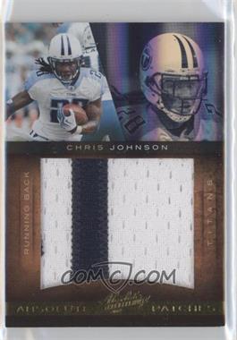 2010 Panini Absolute Memorabilia - Absolute Patches - Spectrum Jumbo Prime #7 - Chris Johnson /20