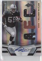 Rookie Premiere Materials - Rolando McClain #/25