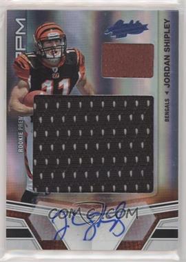 2010 Panini Absolute Memorabilia - [Base] - Spectrum Jumbo Prime With Football Signatures #222 - Rookie Premiere Materials - Jordan Shipley /10