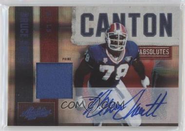 2010 Panini Absolute Memorabilia - Canton Absolutes - Spectrum Materials Prime Signatures #3 - Bruce Smith /15 [EX to NM]