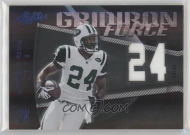 2010 Panini Absolute Memorabilia - Gridiron Force - Spectrum Die-Cut Jersey Number Materials Prime #5 - Darrelle Revis /50