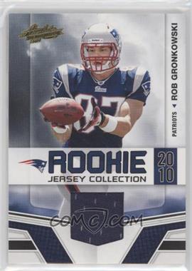 2010 Panini Absolute Memorabilia - Rookie Jersey Collection #29 - Rob Gronkowski