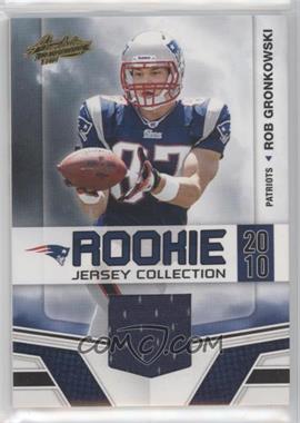 2010 Panini Absolute Memorabilia - Rookie Jersey Collection #29 - Rob Gronkowski