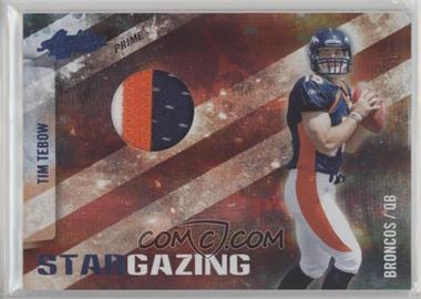 2010 Panini Absolute Memorabilia - Star Gazing - Spectrum Materials Prime #1 - Tim Tebow /50