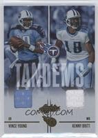 Vince Young, Kenny Britt #/100