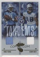 Vince Young, Kenny Britt #/100