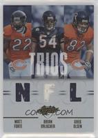 Brian Urlacher, Matt Forte, Greg Olsen #/75