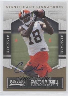2010 Panini Classics - [Base] - Significant Signatures Gold #118 - Rookie - Carlton Mitchell /499