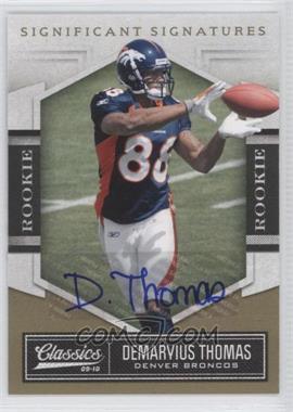 2010 Panini Classics - [Base] - Significant Signatures Gold #129 - Rookie - Demaryius Thomas /399