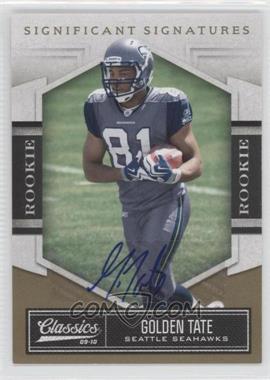 2010 Panini Classics - [Base] - Significant Signatures Gold #145 - Rookie - Golden Tate /299