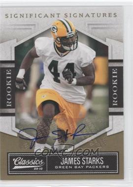 2010 Panini Classics - [Base] - Significant Signatures Gold #148 - Rookie - James Starks /499