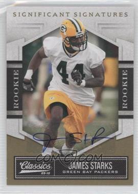 2010 Panini Classics - [Base] - Significant Signatures Gold #148 - Rookie - James Starks /499