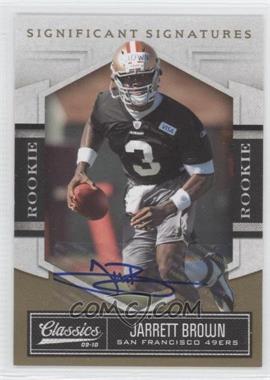 2010 Panini Classics - [Base] - Significant Signatures Gold #149 - Rookie - Jarrett Brown /249