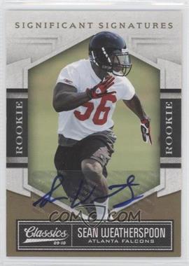 2010 Panini Classics - [Base] - Significant Signatures Gold #189 - Rookie - Sean Weatherspoon /499