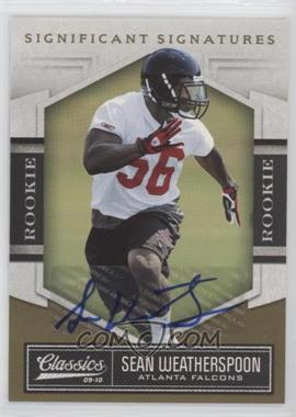 2010 Panini Classics - [Base] - Significant Signatures Gold #189 - Rookie - Sean Weatherspoon /499
