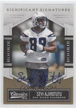 2010 Panini Classics - [Base] - Significant Signatures Gold #191 - Rookie - Seyi Ajirotutu /499