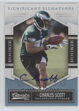 2010 Panini Classics - [Base] - Significant Signatures Platinum #120 - Rookie - Charles Scott /25