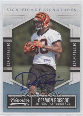 2010 Panini Classics - [Base] - Significant Signatures Platinum #134 - Rookie - Dezmon Briscoe /25