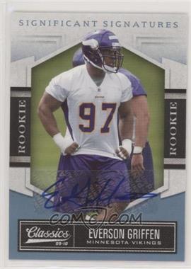 2010 Panini Classics - [Base] - Significant Signatures Platinum #141 - Rookie - Everson Griffen /25