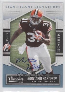 2010 Panini Classics - [Base] - Significant Signatures Platinum #172 - Rookie - Montario Hardesty /25