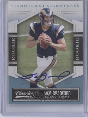 2010 Panini Classics - [Base] - Significant Signatures Platinum #186 - Rookie - Sam Bradford /25