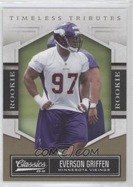 2010 Panini Classics - [Base] - Timeless Tributes Gold #141 - Rookie - Everson Griffen /50