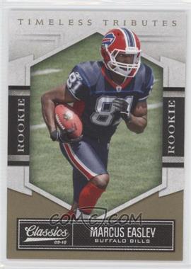 2010 Panini Classics - [Base] - Timeless Tributes Gold #168 - Rookie - Marcus Easley /50