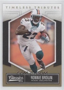 2010 Panini Classics - [Base] - Timeless Tributes Gold #52 - Ronnie Brown /50
