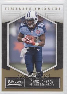 2010 Panini Classics - [Base] - Timeless Tributes Gold #95 - Chris Johnson /50