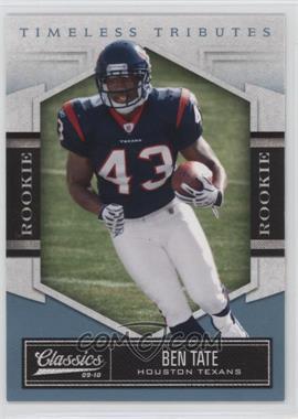 2010 Panini Classics - [Base] - Timeless Tributes Platinum #110 - Rookie - Ben Tate /25